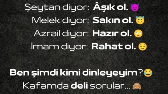 Sen kimi dinlerdin?