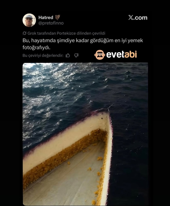 Akşama ne yiyorsunuz yia?