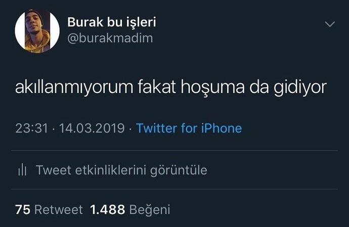 Bile bile aynı hatayı yapmaya devam ettiğiniz o şey ne?