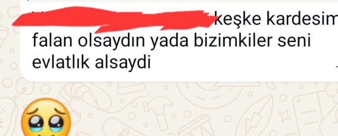 Sizi evlatlık almak isteseler kabul eder miydiniz ökğfff?