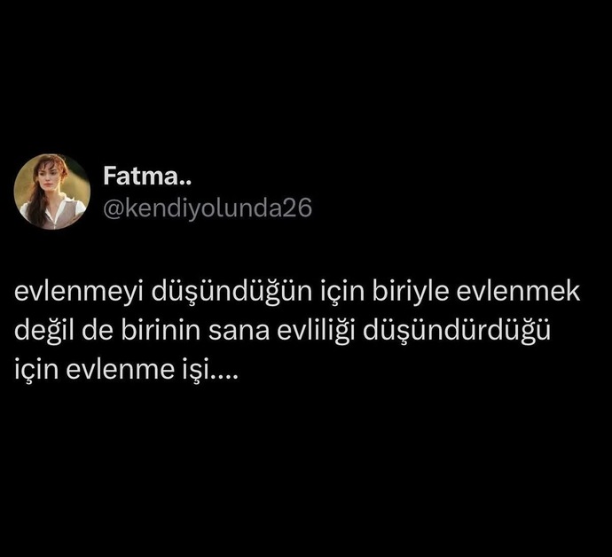 Bence böyle