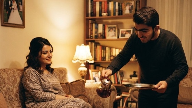 Çay servisi yapacak bir kocam olmamasi çok üzücü değil mi?