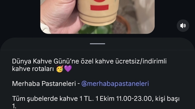 Dünya Kahve Günü’nde sana bu bedava/indirimli kahvelerden hangisini ısmarlardım?
