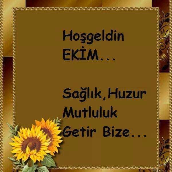 Ekim ayından sizin de beklentiniz var mı, umarım güzel bir ay olur?