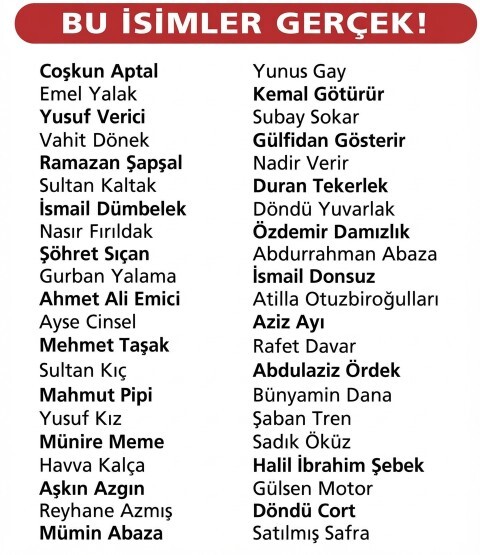 Soyadından memnun musun?