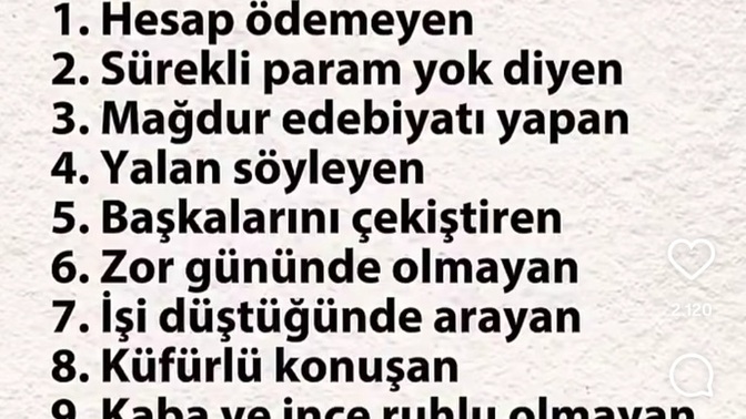 Hangi tür insanlardan uzak durmak gerekir?