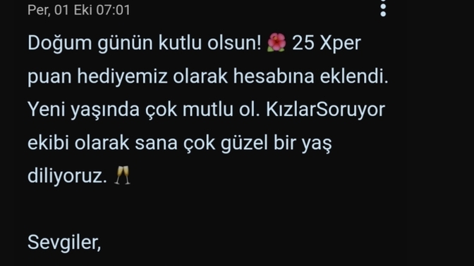 Bugün müymüş benim doğum günüm?