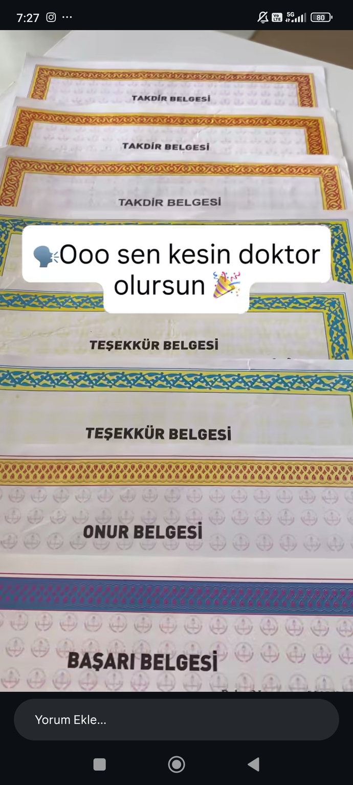 Takdir edilmek mi teşekkür mü?