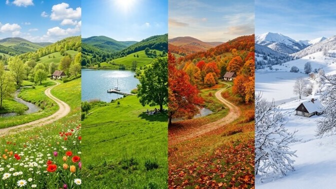 “Dört mevsimden birini hayatınız boyunca yaşamak zorunda kalsaydınız, hangisini seçerdiniz” 🍂❄️🌸☀️?