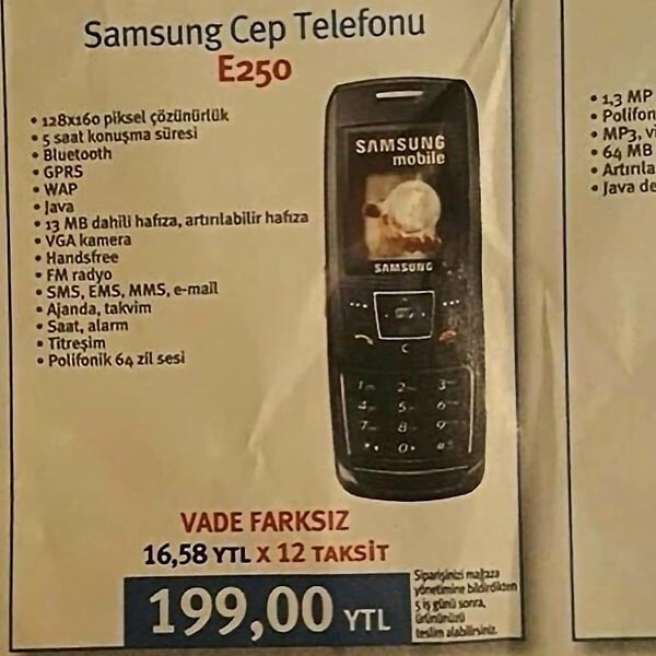 İlk maaşınla aldığın şey?