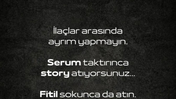 Kolunda serum ile sosyal medyada resim paylasanlar neyin kafasını yaşıyor?