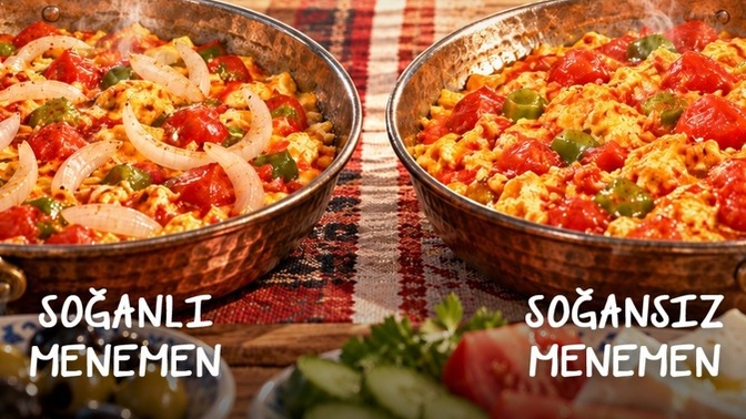 Tarafını seç; Soğanlı menemen mi yoksa soğansiz menemen mi 🙄?