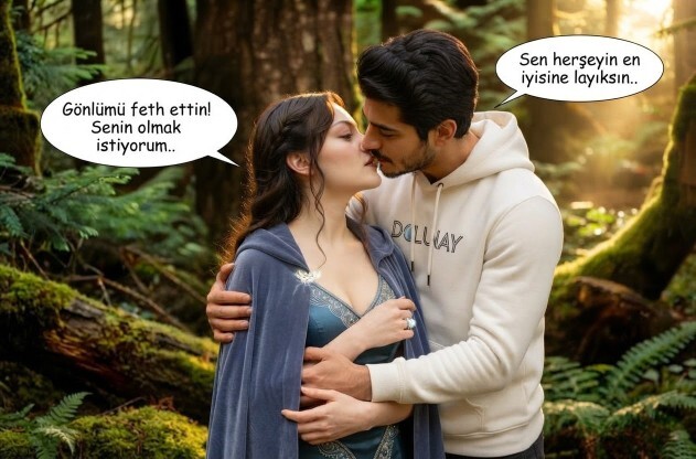 Parmağında yüzük var mı?