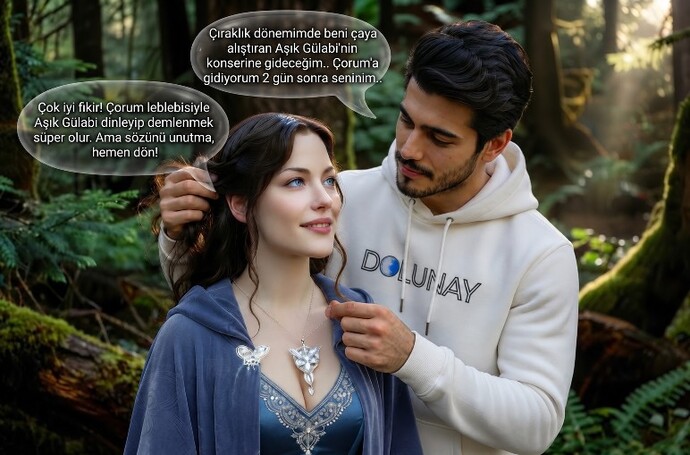 Parmağında yüzük var mı?