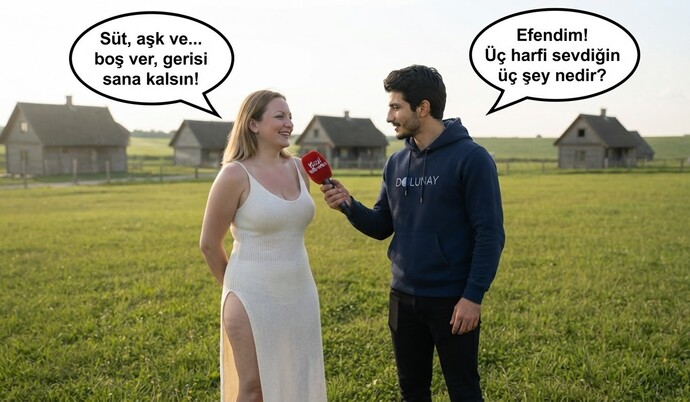 Üç harfi sevdiğin üç şey nedir?
