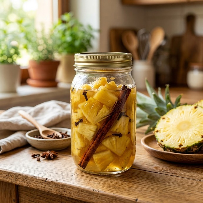 Kış için daha önce hiç evde ananas konservesi yaptınız mı?