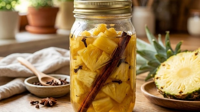 Kış için daha önce hiç evde ananas konservesi yaptınız mı?