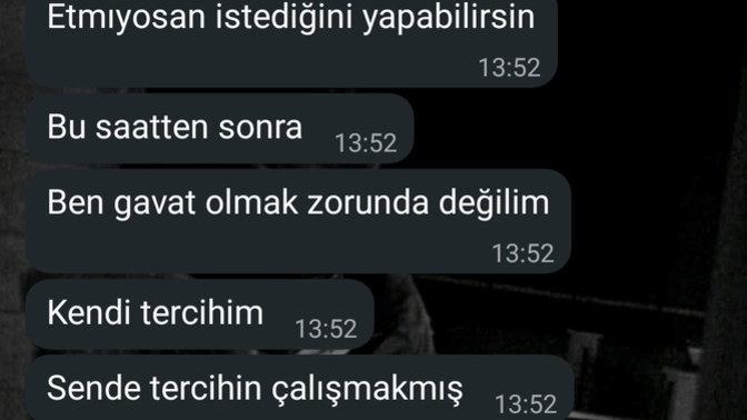 Makine mühendisliği okuyorum erkek arkadaşım erkeklerin çok olduğu yerde çalışmamı istemiyor ne yapmalıyım?