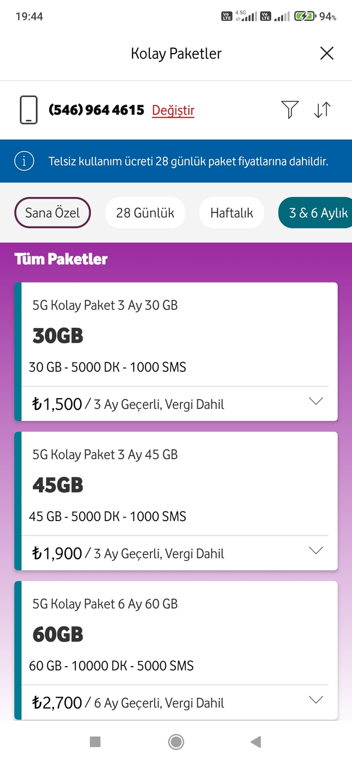 Hangi tarife daha uygun sizce bence Türk Telekom ile Vodafone nin dakika tarifesi birbirinden ucuz oluyor bazen?
