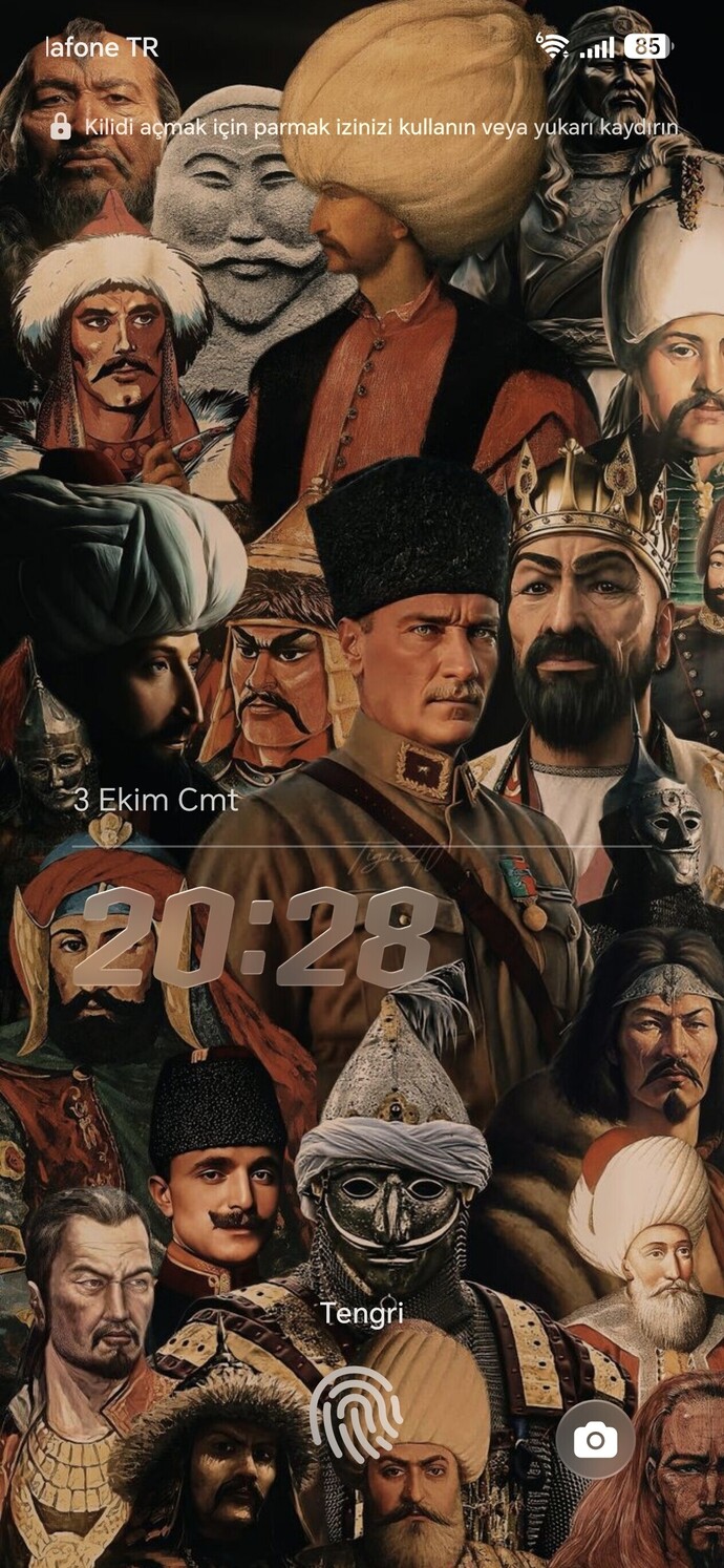 Telefonunuzun duvar kağıdında kendi fotoğrafınız mı var, yoksa başka bir görsel mi?