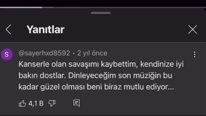 Son şarkı dinleyecek olsanız ne olurdu?