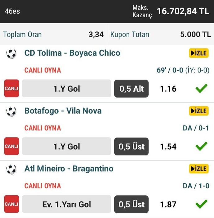 Kuponlarım Nasıl Olmuş, Oynamak isteyen Oynasın?