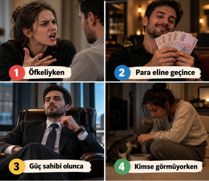 Hangisi insanın karakterini daha çok belli eder?