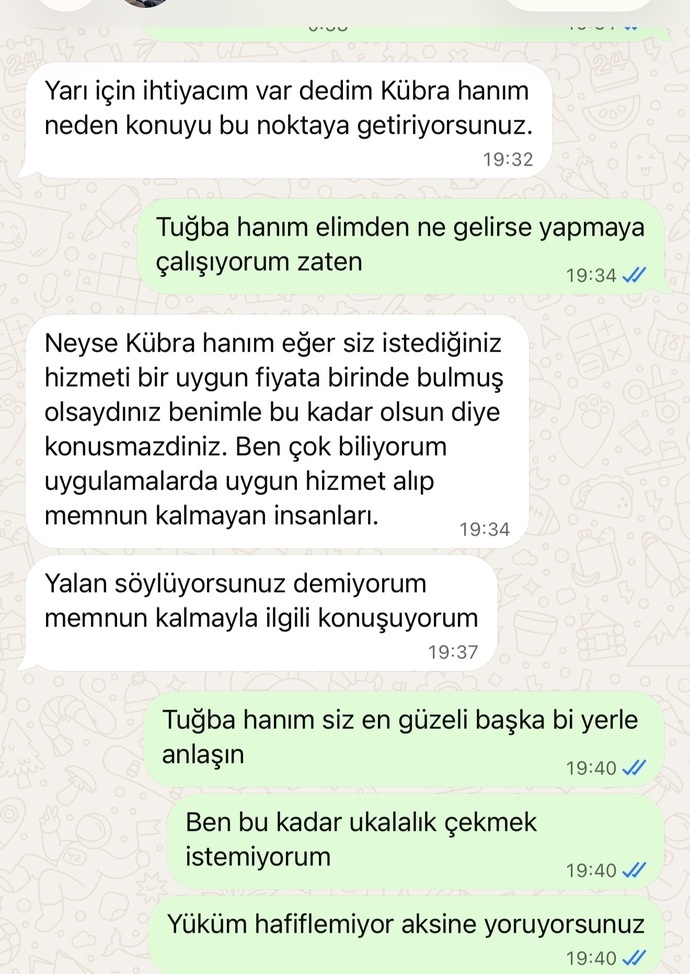 Temizlikçiyle ücret pazarlığında kim haklı: benim tavrım mı, onun tepkisi mi?
