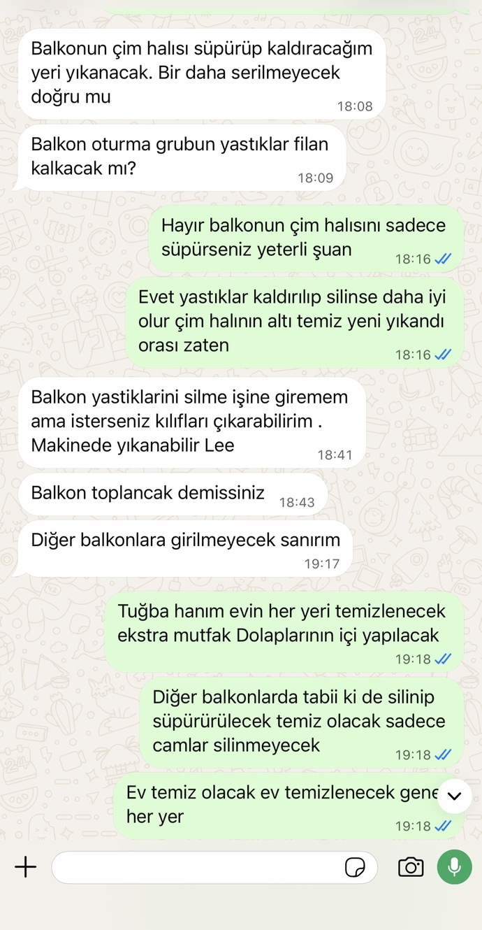 Temizlikçiyle ücret pazarlığında kim haklı: benim tavrım mı, onun tepkisi mi?
