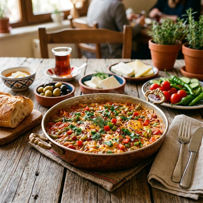 Acılı menemen sever misiniz?