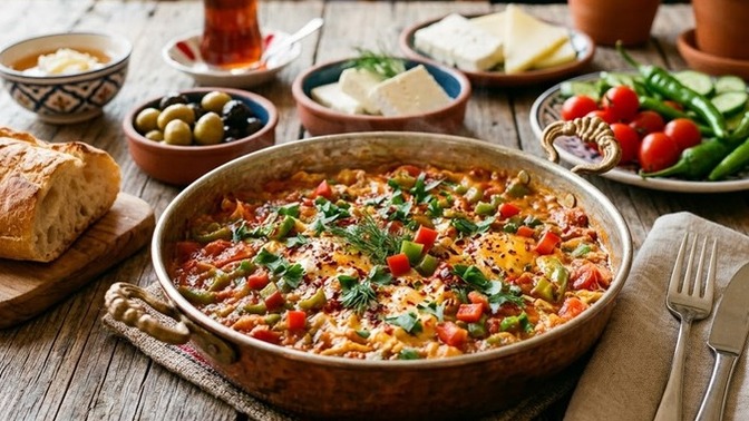 Acılı menemen sever misiniz?