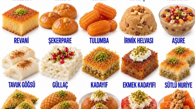Favori tatlınız nedir bunların arasında veya farklı?