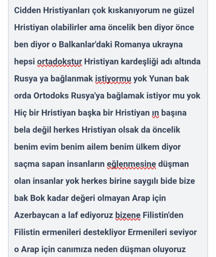 Neden Hristiyanlar birbirinin başına bela olmuyor, kimse kimseye “kardeşim” demek zorunda kalmıyor?