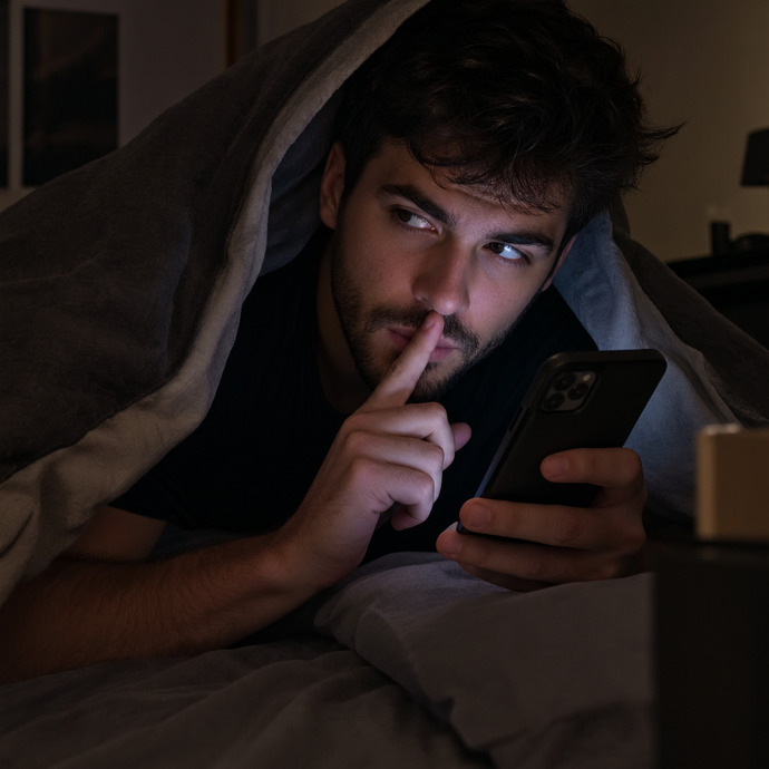 Telefonunuzda özel şeylerinizi sakladığınız şifreli veya gizli bir dosyanız var mı?