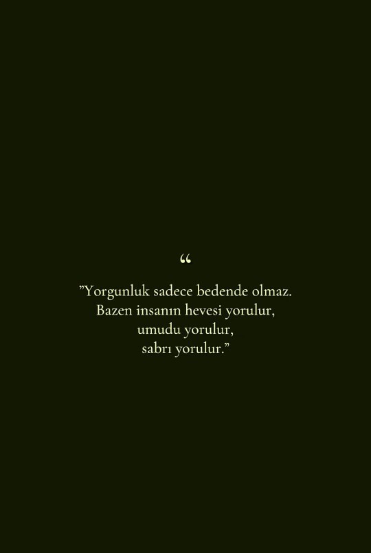 Siz de son zamanlarda sürekli yorgun hissediyor musunuz?