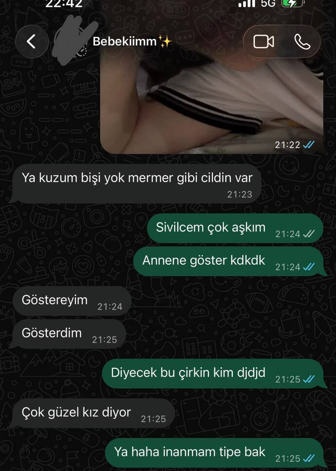 Annesi beni çok beğenirdee🫠