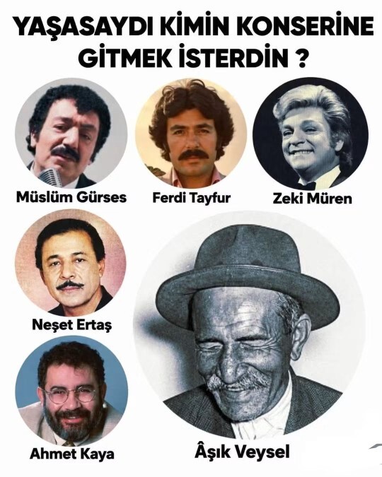 Yaşasaydı hangi sanatçının konserine gitmek isterdiniz?