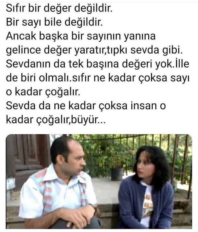 Haydar gibi aşkı matematiksel olarak anlatabilir misin?
