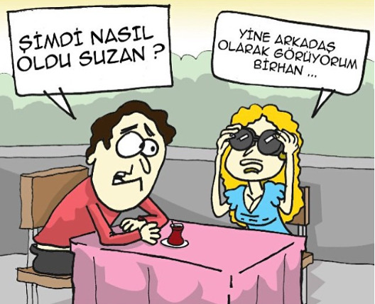 Bu saatten sonra sanaldan hiçbir erkekle konuşmayacam ya siz?