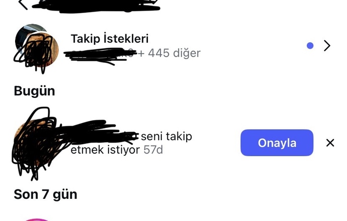 Böyle bi ekran görüntüsü görseniz o bekleyen 445 istek dikkatinizi çeker miydi?
