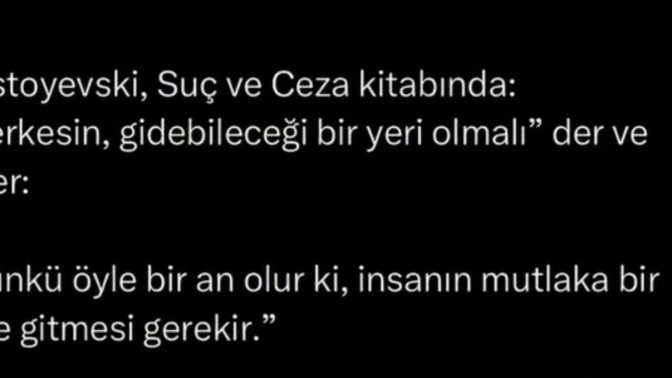 Sizin gidebileceğiniz bir yer var mı?