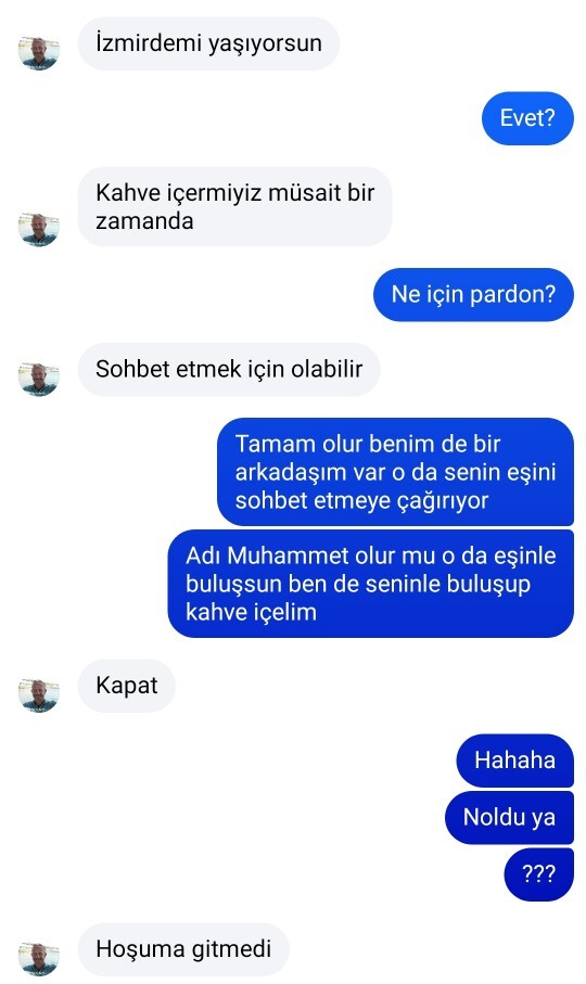 Ben neden engellendim?