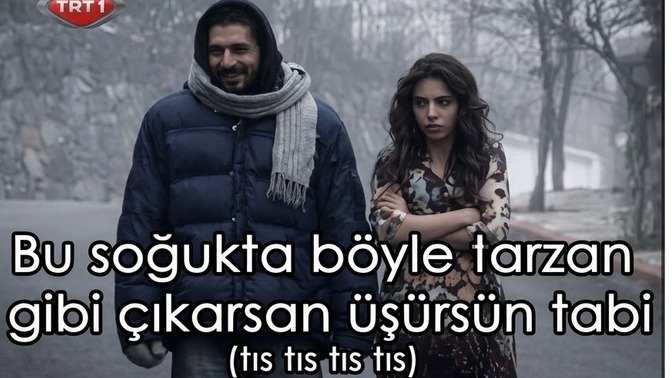 Erkekler, kız arkadaşınız şık durmuyor diye soğukta hırkasını çıkarırsa tepkiniz ne olur?