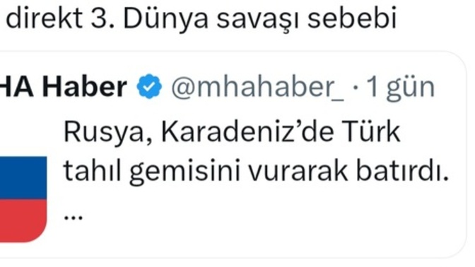 Tarihten ders almayan insan mı daha tehlikelidir yoksa savaş cığırtkanlığı yapan provokatörler mi?