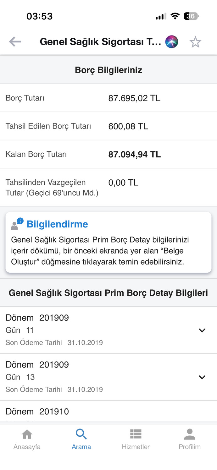 Bu gss borcu nedir arkadas ya?