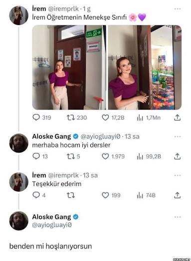 Sizden hoşlandığını düşündüğünüz biri var mı?
