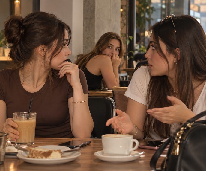 Arkadaşınızla konuşurken birinin sizi dinlediğini fark etseniz nasıl tepki verirdiniz?