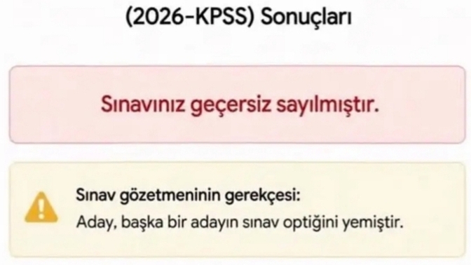 Kpss sonucuma bakamıyorum neden?