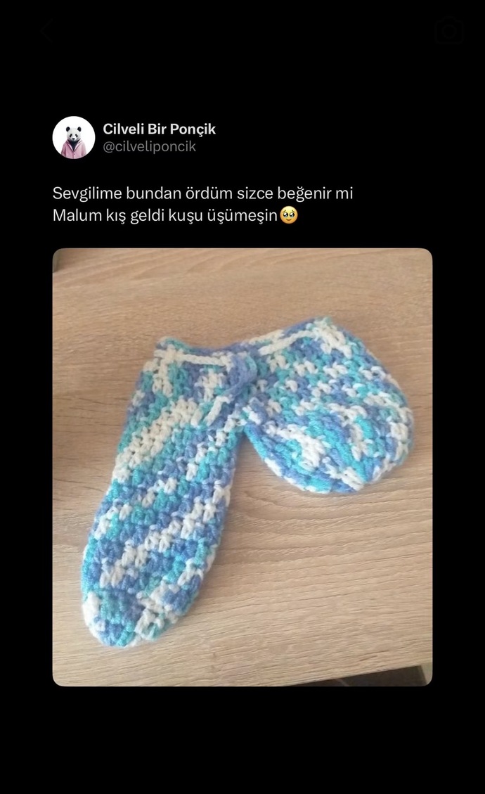 Sevgiliniz Veya Eşiniz İçin Bir Şeyler Örer misiniz?