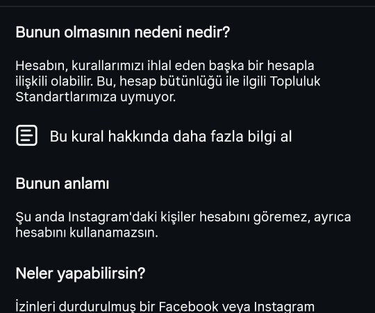 Hesabım gece askıya alındı, sadece girip çıkıyordum; nedeni ne olabilir?